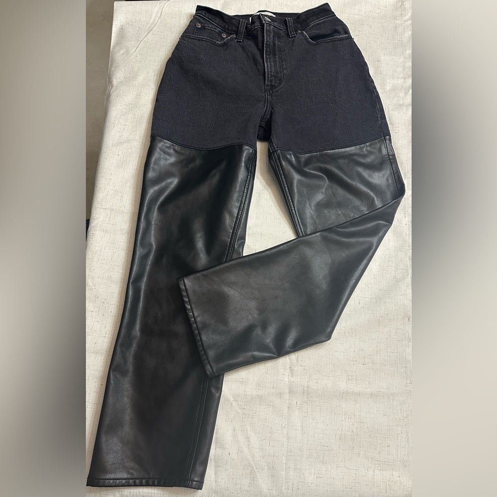 Abercrombie & Fitch Black Straight Leg Jeans - Picture 3 of 12